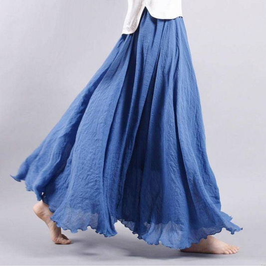 Chloe | Lightweight Linen Skirt with Summer Style