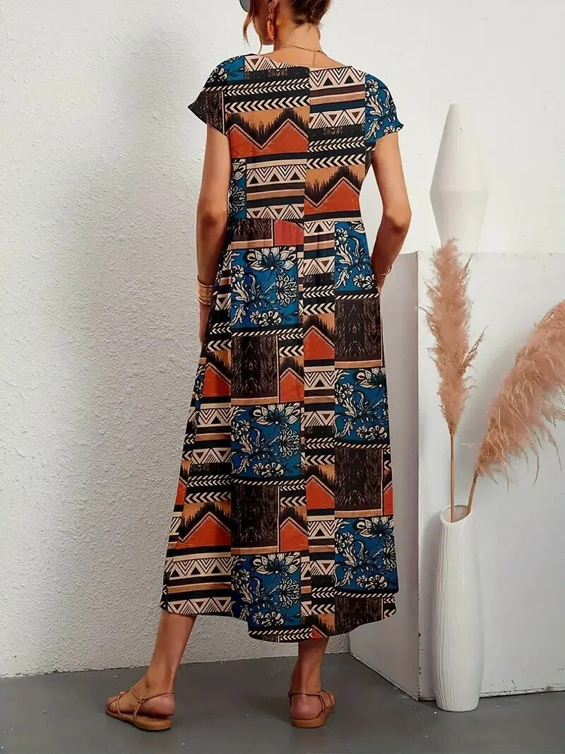 Lila | This Elegant Floral Dress with Soft Fit