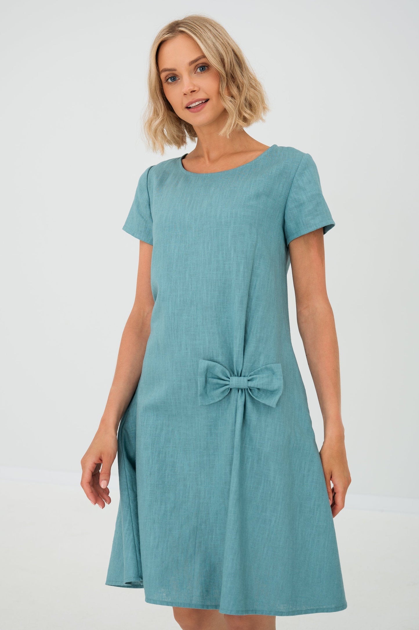 Sophia | Lightweight Linen Summer Dress – Summer Kiss