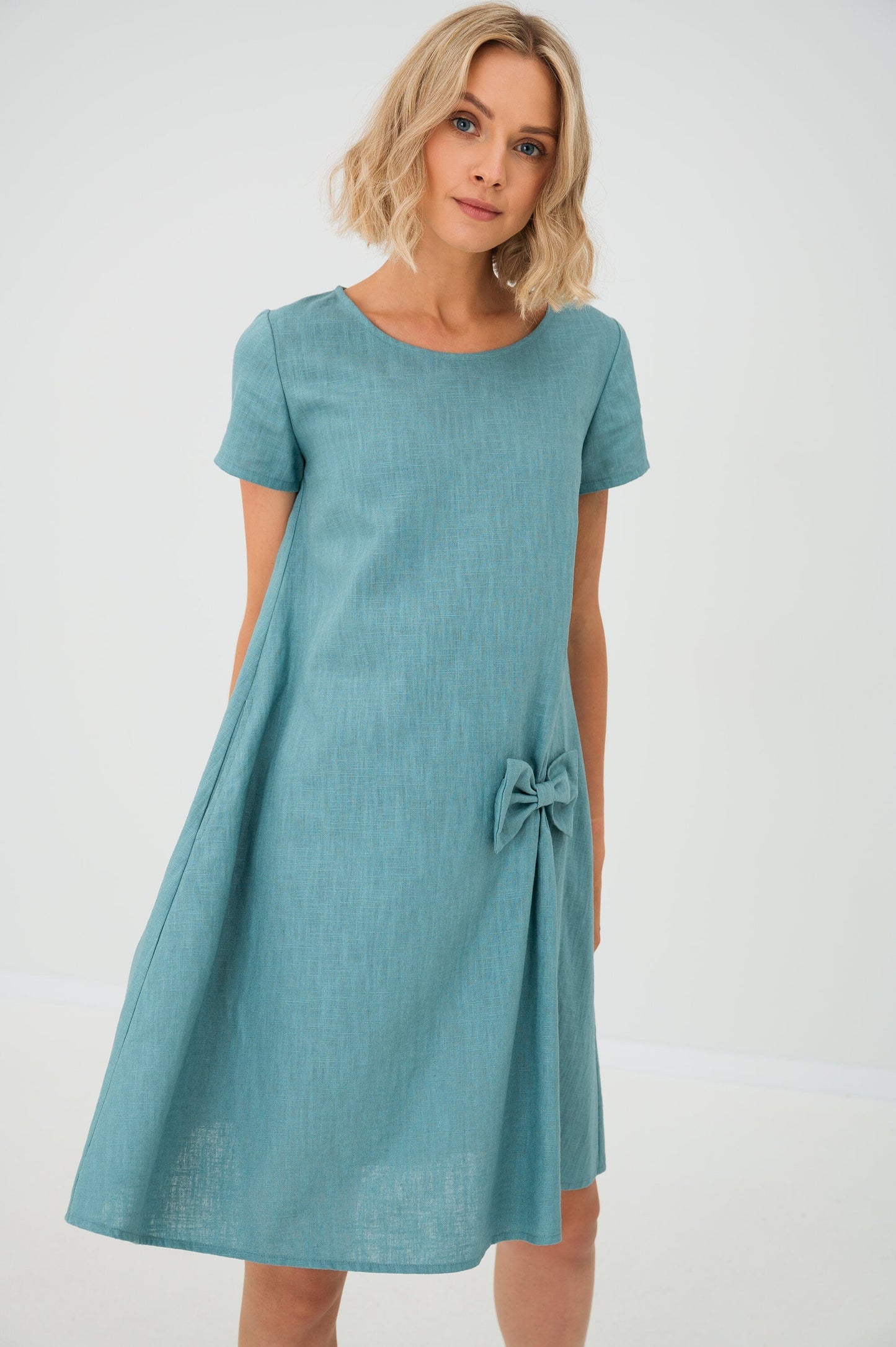 Sophia | Lightweight Linen Summer Dress – Summer Kiss
