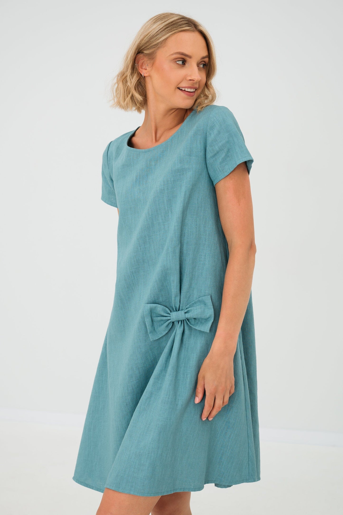Sophia | Lightweight Linen Summer Dress – Summer Kiss