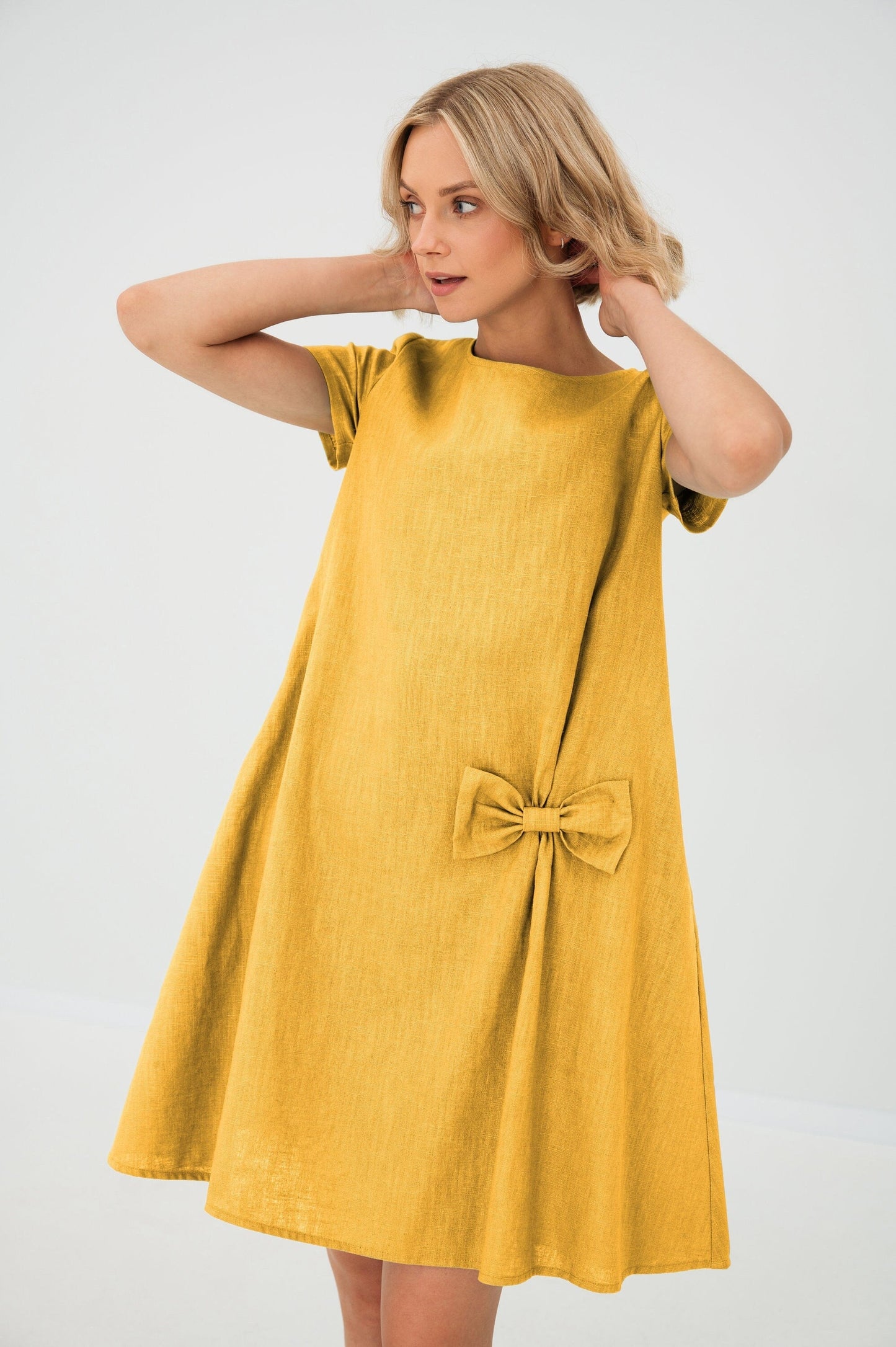 Sophia | Lightweight Linen Summer Dress – Summer Kiss