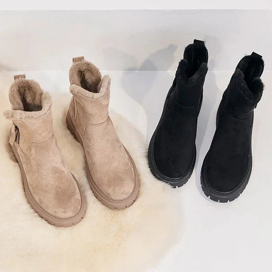 Alina | Damenstiefel mit Reißverschluss und Fransen