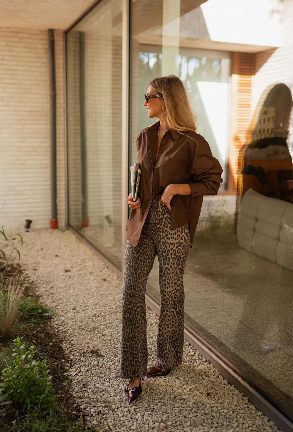 Olivia | Women’s High-Waist Flared Trousers