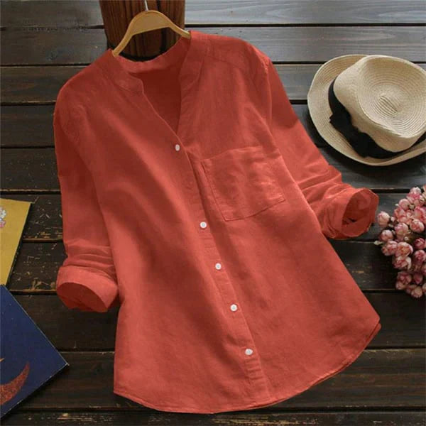 Ava | This Trendy Linen and Cotton Shirt for Women